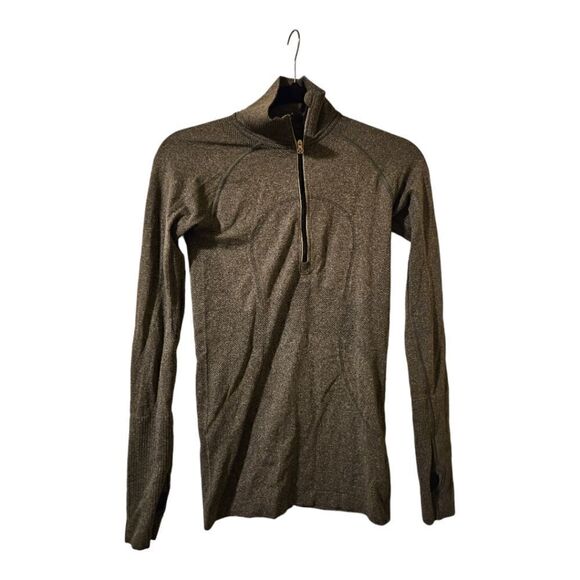 LULULEMON Quarter Zip Pullover Gym Yoga Top - Size 4 - Picture 1 of 7